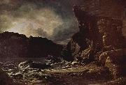 Francis Danby Liensfiord [possibly Lifjord, a part of Sognefjord oil painting artist